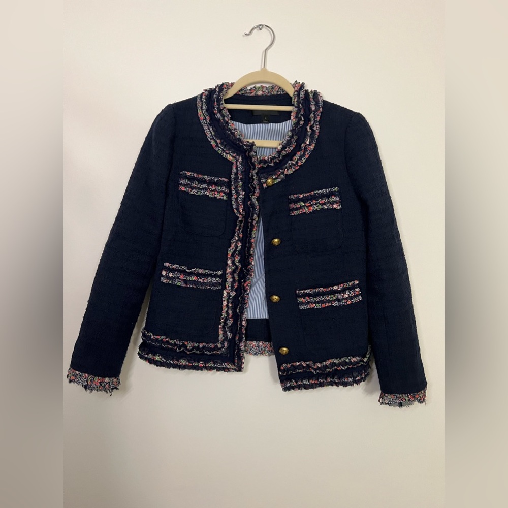 J crew tweed jacket